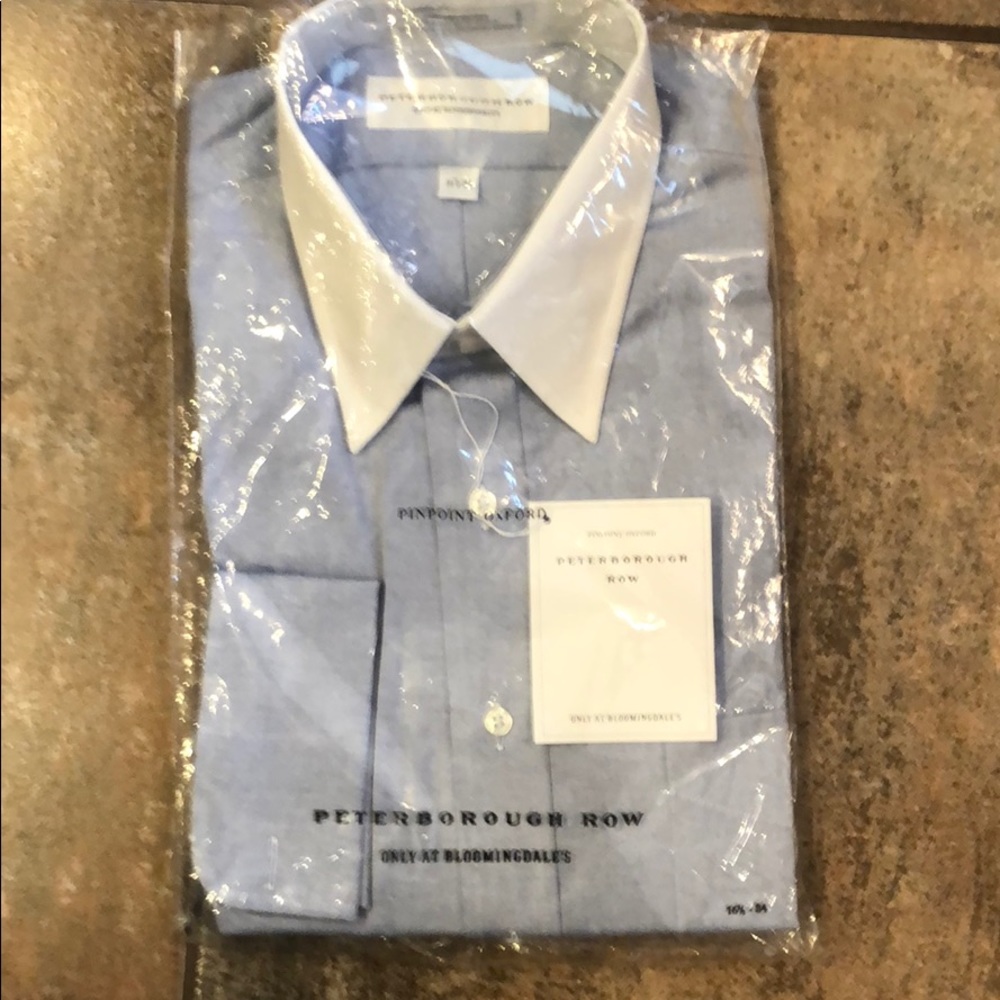 Peterborough Row/ Bloomingdale’s dress shirt NWT